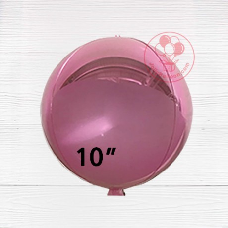 10" 鋁膜正圓形氣球 (亮粉色)