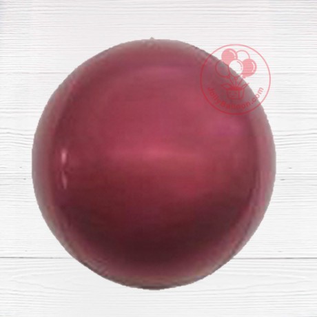 16" 鋁膜正圓形氣球 (棗紅色)