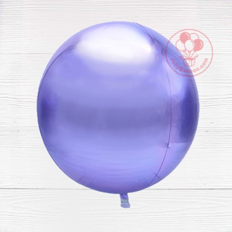 16" 鋁膜正圓形氣球 (淺紫色)