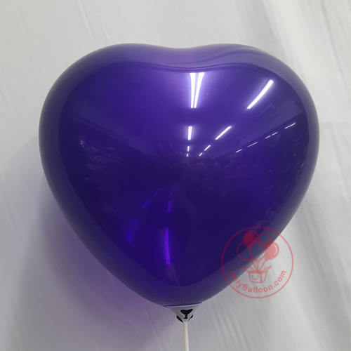 12" Sempertex 心形乳膠氣球 (珠光紫色)