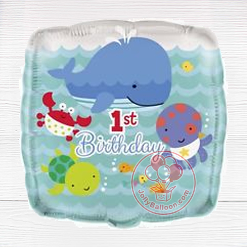 18" 海上的第一個生日氣球