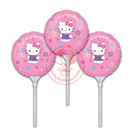 9" Hello Kitty 氣球棒(3個裝)