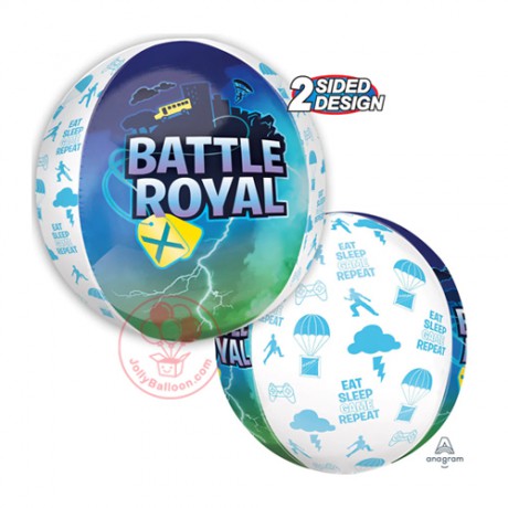 16" Battle Royal Orbz Foil Balloon (2 Sided Design)