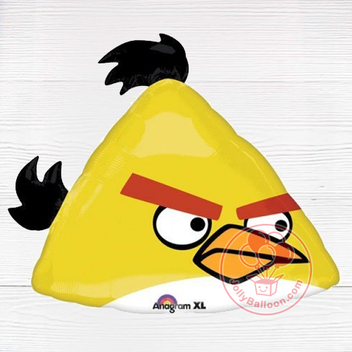 23" Angry Bird Yellow Bird Mylar Balloon