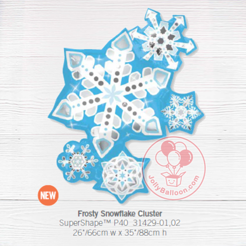 35" 雪花