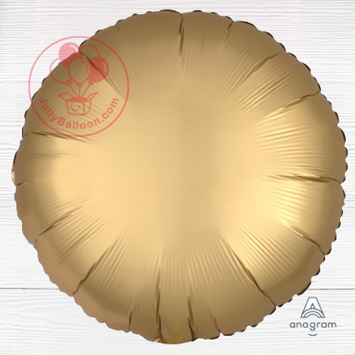 18" 淨色圓形 (鍍鉻系金色)