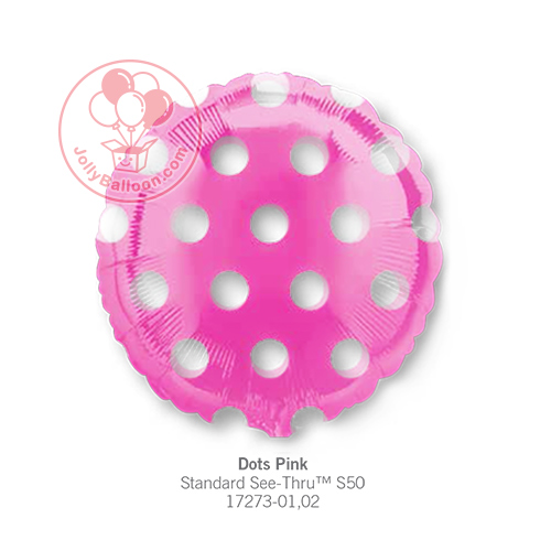18"粉紅點點（非鋁箔氣球）