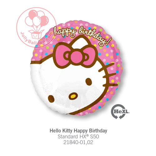 18"哈囉吉蒂生日快樂 (Hello Kitty)