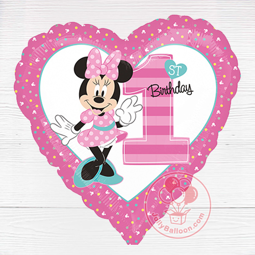 18" Minnie 1st Birthday