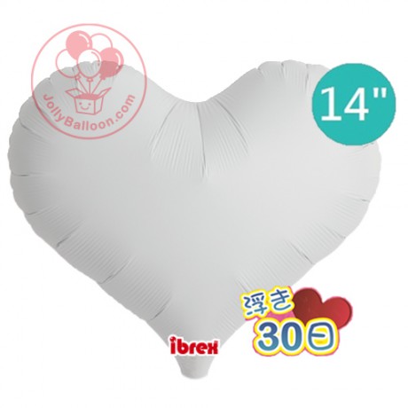 14" Ibrex Jelly Heart (Metallic White)