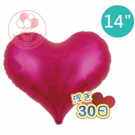 14" Ibrex Jelly Heart (Metallic Magenta)