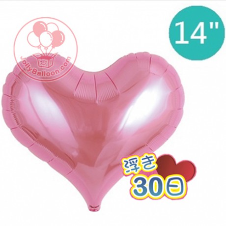 14" Ibrex Jelly Heart (Metallic Pink)