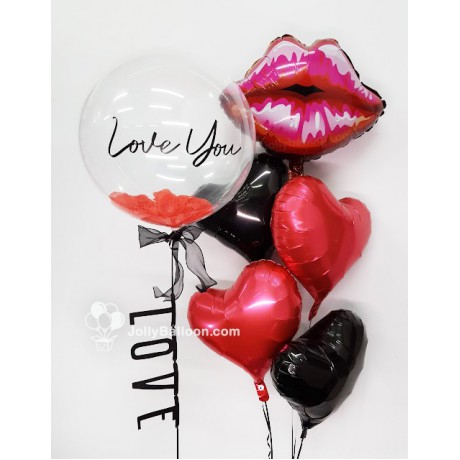 20" Crystal Balloon Bundle (Love You)