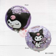 18" Kuromi 酷洛米紫色氣球 (2面不同圖案)