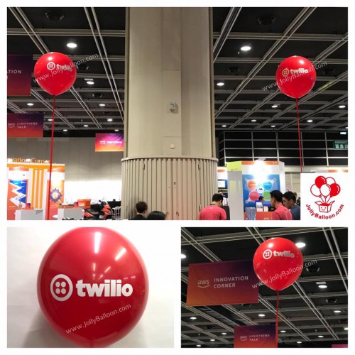 twilio 展會氣球